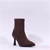 Una Healy A Fire Love Highheel Sock Boot - Chocolate